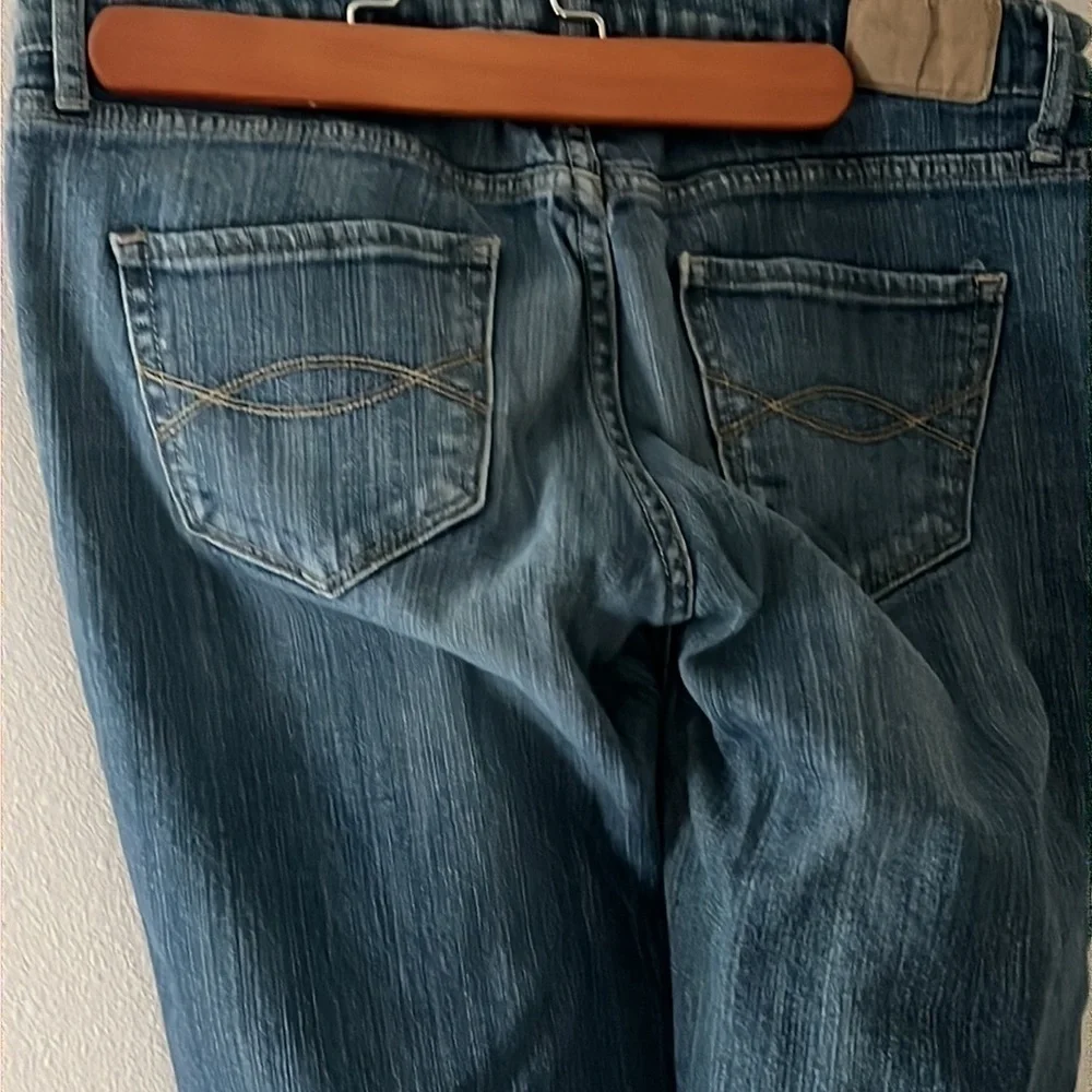 Abercrombie &‎ Fitch Erin stretch skinny low rise jeans medium wash Sz 4S
